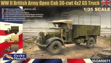 Gecko Models 1/35 WWII British Army Open Cab 30-Cwt 4×2 GS Truck - 35GM0071