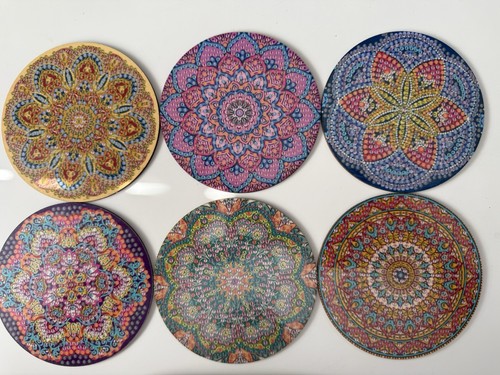 New diamond art coasters - diamond,