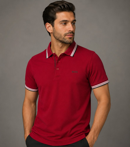 Hugo boss men - maroon, polo