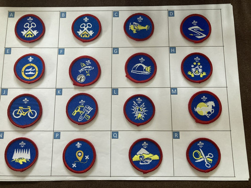 Collection old logo scout - collection,