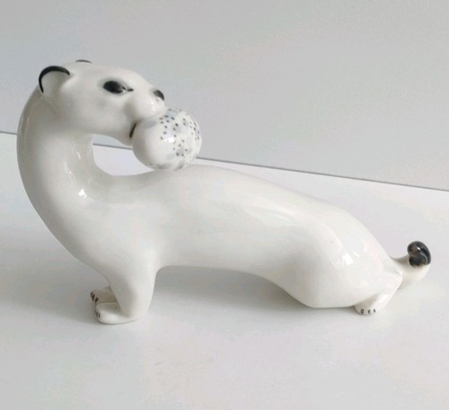 Lomonosov porcelain stoat - porcelain,