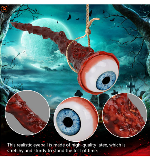 Large halloween fake eye - fake,