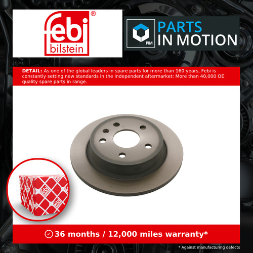 Brake discs pair solid - 2x,