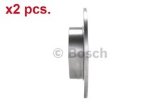 X2 PCS REAR BRAKE DISC PAIR L&R 0 986 479 450 BOSCH I SAN