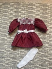 American Girl Doll Samantha Red Party Dress Pleasent Company 