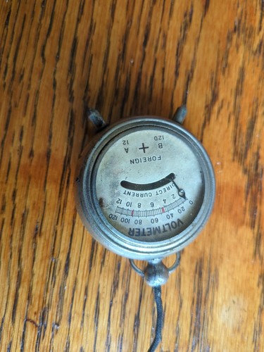 1920s 30s voltmeter - voltmeter, still