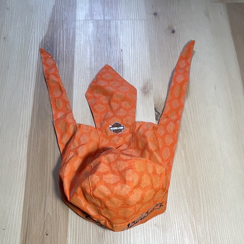 Harley davidson orange rag - harley-davidson, do-rag