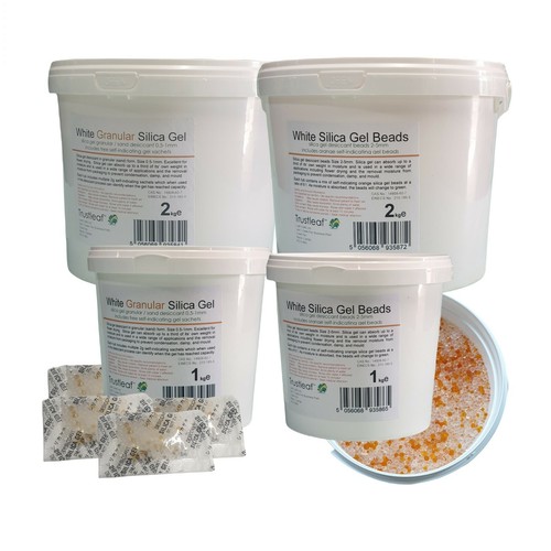 White silica gel dessicant - silica,
