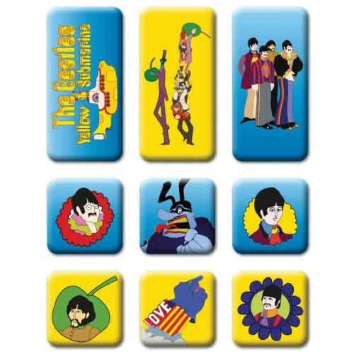 The beatles fridge magnet set - magnet,