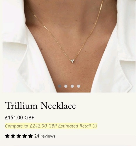 Linjer trillium necklace rrp - linjer,
