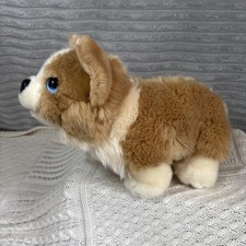 Keel Toys Cuddly Standing Corgi Dog 32cm Stuffed Soft Toy Plush