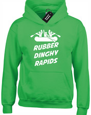 RUBBER DINGHY RAPIDS HOODY HOODIE FUNNY COMEDY FOUR LIONS RAFT BOAT KAYAK GIFT
