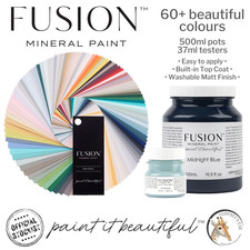 Fusion Mineral Paint, eco-friendly water-based furniture paint, 60+ shades