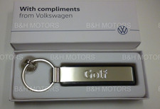 NEW GENUINE VOLKSWAGEN GOLF SILVER KEYRING 000087010R YPN