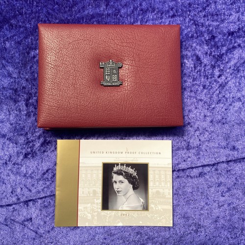 2002 proof coin set with - uk,