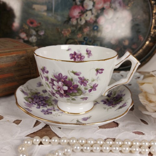Aynsley violette crocus - violette, cup