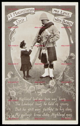 Scottish soldier highland lad - highland,