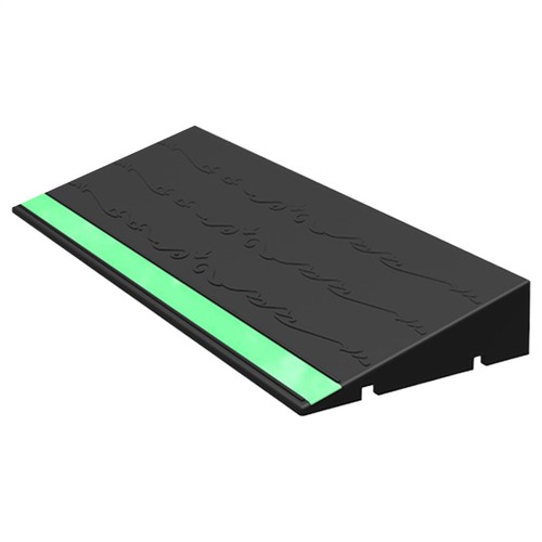 Rubber plastic kerb ramp 30mm - plastic,