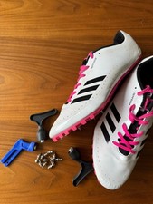 Adidas Sprintstar Running Spikes Track - UK Size 7.5 (6) + spikes & tools. VGC.