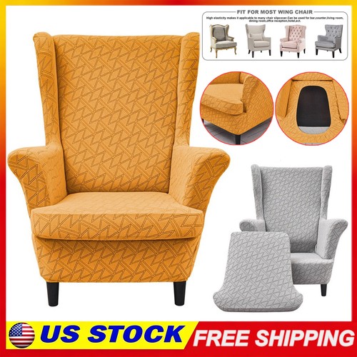 Piece wingback chair cover - wingback,