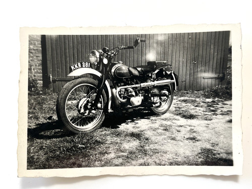 Vintage douglas motorcycle - vintage,