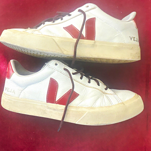 Veja leather low top - veja,