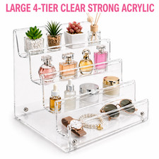 Large 4 Tier Clear Acrylic