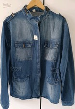 Ladies Jeans Blue Denim Coat Jacket Size XXXL  ( UK 16 ) NEW