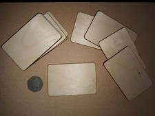 8.5 x 5.5cm Blank RECTANGLE