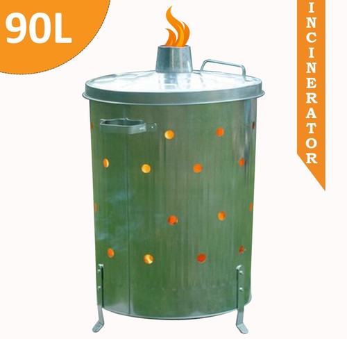 90l galvanized incinerator - galvanized,