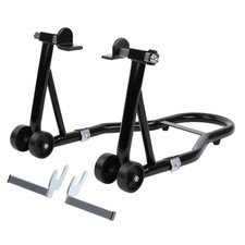 400KG Black Heavy Duty Motorcycle Rear Paddock Stand Motorbike Lift Steel Jack