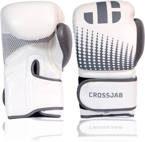 Crossjab white boxing gloves - boxing,