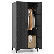 Wicker Wardrobe PE Rattan