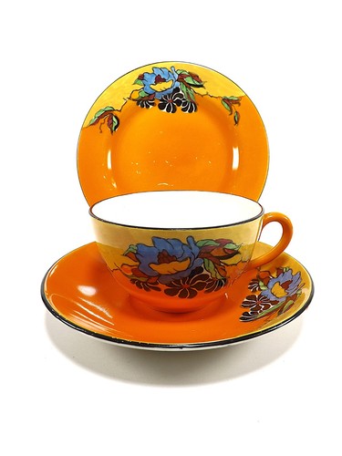 Clarice cliff trio - clarice,