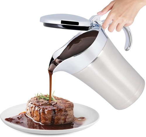 Stainless steel gravy boat - gravy,