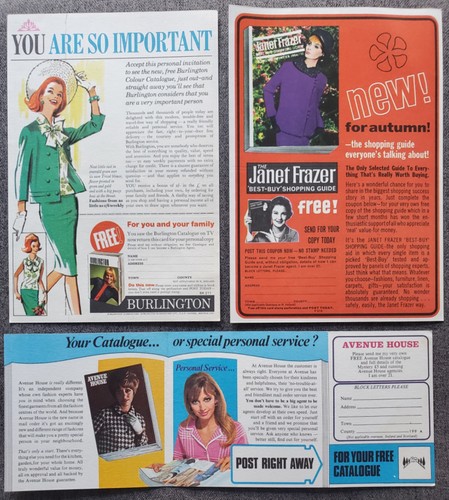 Three nostalgic 1960s mail - nostalgic,