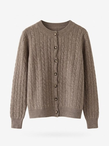 Pure wool cable knit - wool,
