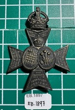 16th County of London Queens Westminster Rifles Cap Badge   EB-1897