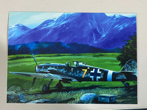 Ww2 me109 fighter aviation - aviation, war