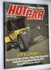 Hot Car  Power & Custom - Magazine - July  1979 - Used*