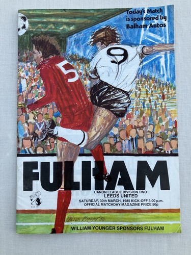Fulham leeds utd programme - fulham,