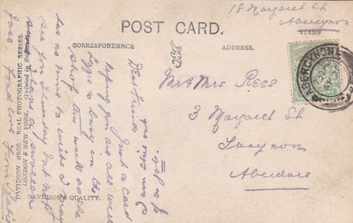 Abercynon rhondda 1908 ppc - abercynon,
