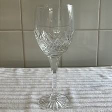 Edinburgh Crystal Cut Crystal Glass Montrose Pattern Wine Glass 20cm High