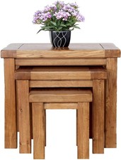 Aurotrice Solid OAK Nest of 3