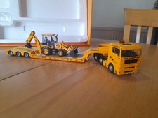 Corgi CC13425 JCB MAN TGA Nooteboom Low Loader & 3CX Backhoe Loader