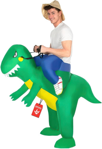 Inflatable dinosaur costume - dinosaur,