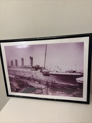 Black framed titanic fitting - framed,