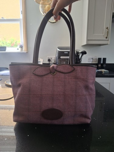 Country cognac tweed leather - country,