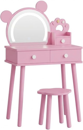 Kids vanity table - and, stool