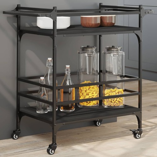 Kitchen trolley black - kitchen,